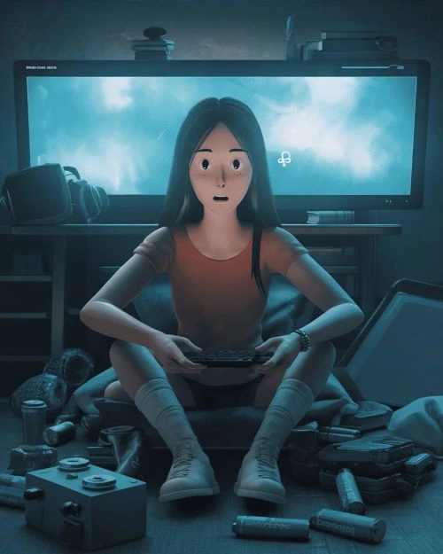 J’aime trop les jeux vidéos et les écrans !